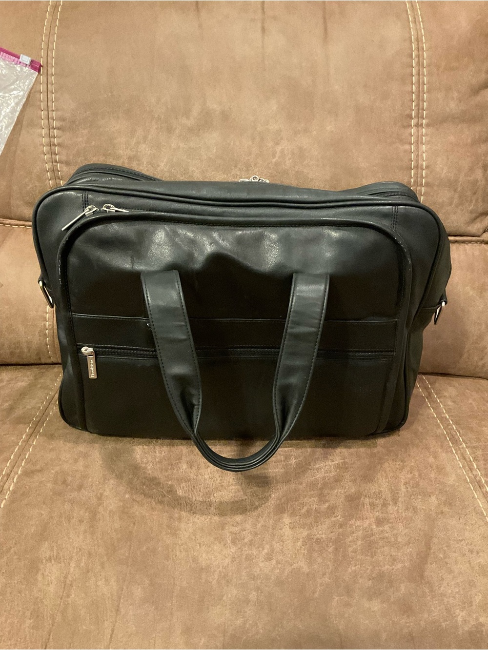 Vintage Leather Brookstone Briefcase